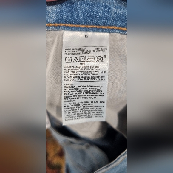 Old Navy Super Skinny Mid Rise Women's Size 12 Light Wash Blue Denim Jeans NWT - Picture 10 of 13